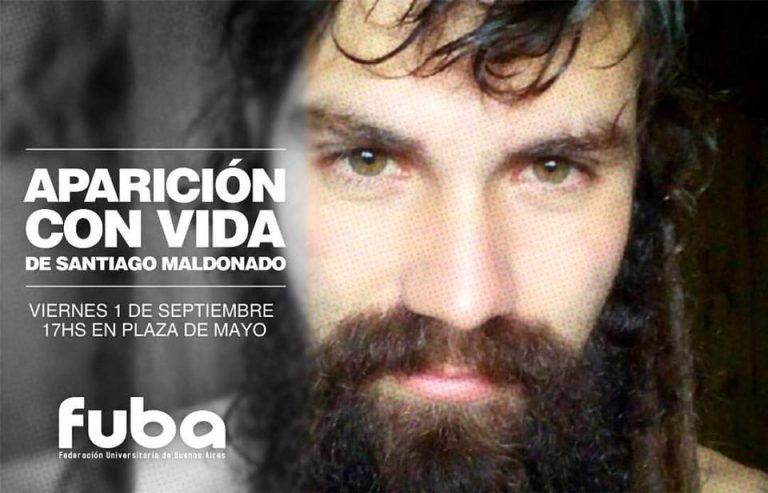 Movilizaciones en todo el país exigiendo la aparición de Santiago Maldonado
