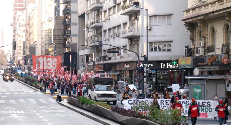 Movilización por Facundo y reclamo por la salida de Berni