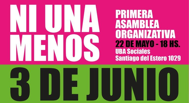 Ni una menos, el fulgor